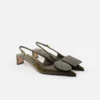 Die flachen Duelo-Slingbacks Runde und eckige Kitten Heels