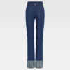 Die gerade geschnittene Jeanshose aus Denim Gerade geschnittene Jeans