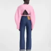 Die gerade geschnittene Jeanshose aus Denim Gerade geschnittene Jeans