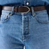 Die gerade geschnittene Jeanshose aus Denim Gerade geschnittene Jeans