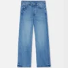 Die gerade geschnittene Jeanshose aus Denim Gerade geschnittene Jeans