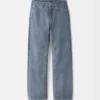 Die gerade geschnittene Jeanshose von de-Nîmes Jeans mit geradem Bein