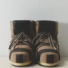 Die gestreiften Moon Boot-Stiefel von Jacquemus Gestreifte Icon Low-Stiefel – in Zusammenarbeit mit Moon Boot