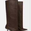 Die hohen Tourni-Stiefel Breite kniehohe Stiefel
