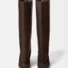 Die hohen Tourni-Stiefel Breite kniehohe Stiefel