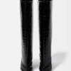Die hohen Tourni-Stiefel Breite kniehohe Stiefel