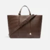 Die horizontale Shopper-Tasche Marino Weiche Ledertasche