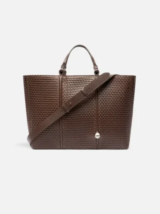 Die horizontale Shopper-Tasche Marino Weiche Ledertasche