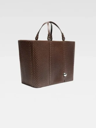 Die horizontale Shopper-Tasche Marino Weiche Ledertasche