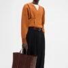 Die horizontale Shopper-Tasche Marino Weiche Ledertasche