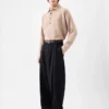 Die Hose Fernando Plissierte Hose mit Knöpfen
