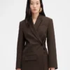 Die Jacke Tibau Asymmetrischer Zweireiher
