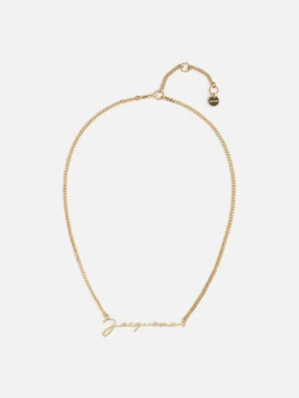 Die JACQUEMUS-Halskette Halskette mit Signature-Logo