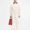 Die JACQUEMUS-Strickjacke Signature-Strickjacke