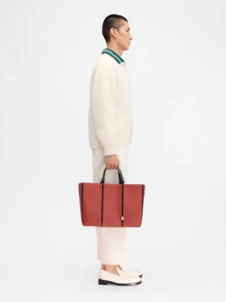 Die JACQUEMUS-Strickjacke Signature-Strickjacke
