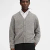 Die JACQUEMUS-Strickjacke Signature-Strickjacke