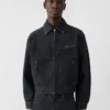 Die Jeansjacke Canevas de-Nîmes Jeansjacke im Workwear-Stil