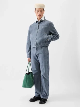 Die Jeansjacke „Canevas de-Nîmes” Jeansjacke mit Reißverschluss
