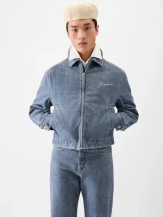 Die Jeansjacke „Canevas de-Nîmes” Jeansjacke mit Reißverschluss