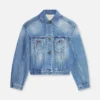 Die Jeansjacke von de-Nîmes Geschwungene Jeansjacke