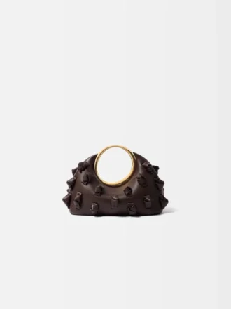 Die kleine Calino mit Knoten Mini-Ring-Handtasche