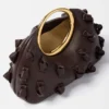 Die kleine Calino mit Knoten Mini-Ring-Handtasche