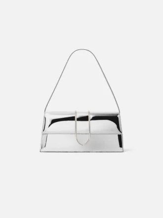 Die lange Bambino Long Metallklappentasche