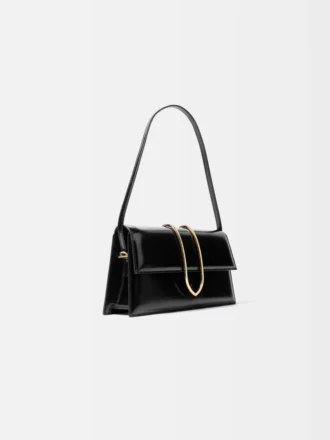 Die lange Bambino Long Metallklappentasche
