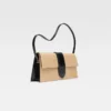 Die lange Bambino Schultertasche mit langer Klappe