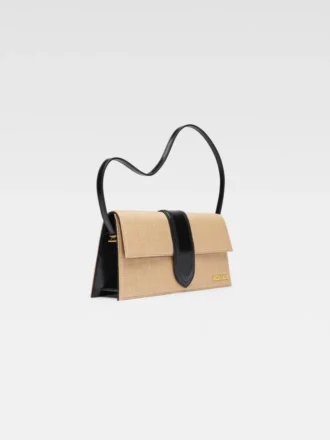Die lange Bambino Schultertasche mit langer Klappe