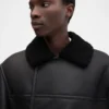 Die Marino-Jacke Kurzer Peacoat aus Lammfell