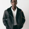 Die Marino-Jacke Kurzer Peacoat aus Lammfell