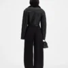 Die Marino-Jacke Zweireihige Shearling-Jacke