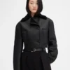Die Marino-Jacke Zweireihige Shearling-Jacke