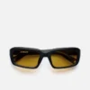 Die Marino-Sonnenbrille Matte rechteckige Sonnenbrille