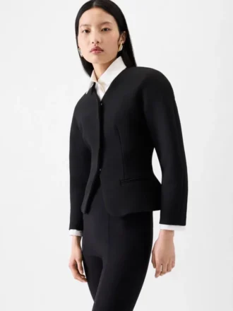 Die Mini-Jacke Ovalo Kurze, taillierte Jacke