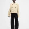 Die Mojave-Jacke Zweireihige Shearling-Jacke