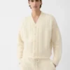 Die Nuvola-Strickjacke Mohair-Strickjacke mit Knöpfen