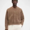 Die Nuvola-Strickjacke Mohair-Strickjacke mit Knöpfen