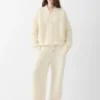 Die Nuvola-Strickjacke Mohair-Strickjacke mit Knöpfen