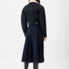 Die Ovalo de-Nîmes Denim-Bomberjacke Denim-Aviator-Jacke