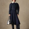 Die Ovalo de-Nîmes Denim-Bomberjacke Denim-Aviator-Jacke