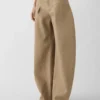 Die Ovalo de-Nîmes Jeans Hose Hoch taillierte, geschwungene Jeans