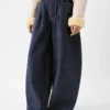 Die Ovalo de-Nîmes Jeans Hose Hoch taillierte, geschwungene Jeans
