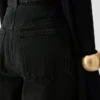 Die Ovalo de-Nîmes Jeans Hose Hoch taillierte, geschwungene Jeans