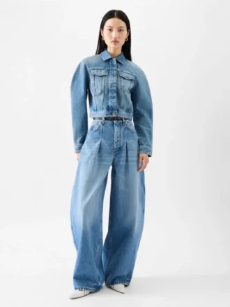 Die Ovalo de-Nîmes Jeansjacke Curved Jeansjacke