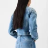 Die Ovalo de-Nîmes Jeansjacke Curved Jeansjacke