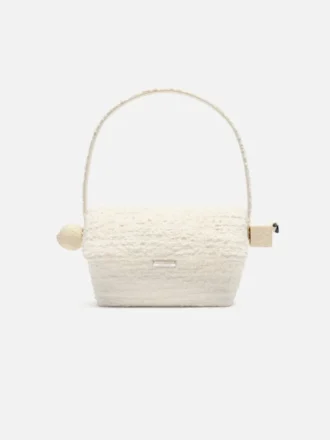 Die Rond Carré Schultertasche mit Klappe