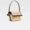 Die Rond Carré Schultertasche mit Klappe