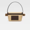 Die Rond Carré Schultertasche mit Klappe